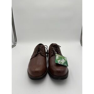 Aetrex Shoes Men's 9 Wide Brown Oxford Lace Up Low Top Casual Leather